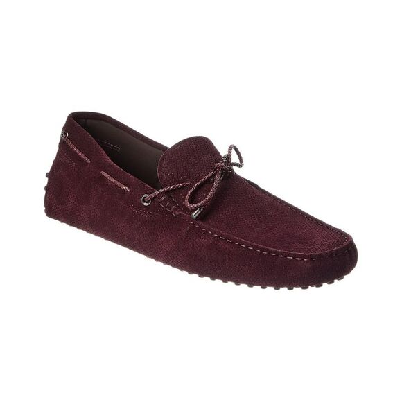 Tod's Laccetto Suede Loafer Brown